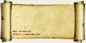 Isidora Šaranović vizit kartica